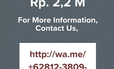 Dijual Rumah Daerah Sukamaju Palembang