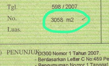 Jual Cepat yanah 3km kota wates lokasi datar padat penduduk