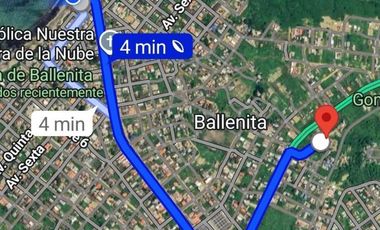 Terreno en venta, zona del Faro I, Ballenita  GraC