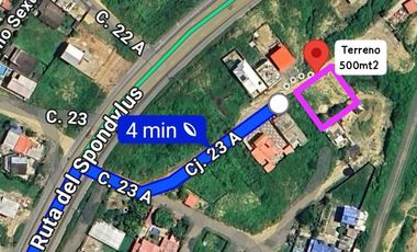 Terreno en venta, zona del Faro I, Ballenita  GraC