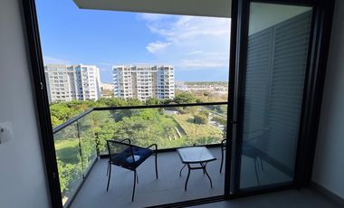 Departamento en renta amueblado, Torre Índico Via Montejo