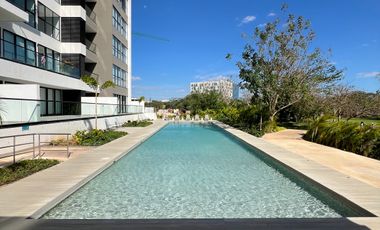 Departamento en renta amueblado, Torre Índico Via Montejo