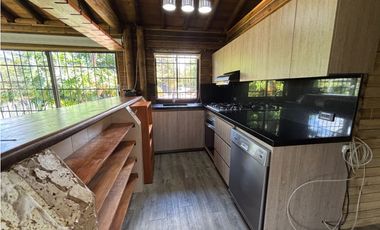 Arriendo casa campestre un nivel con vista en unidad cerrada Rionegro