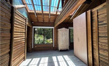 Arriendo casa campestre un nivel con vista en unidad cerrada Rionegro