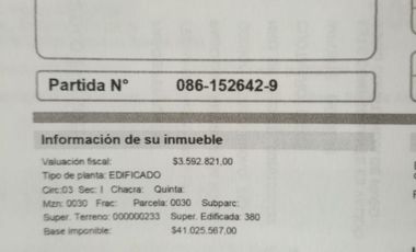 Casa en venta en Quilmes Oeste