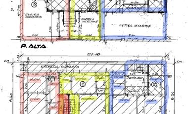 3 UF de 2 Plantas c/u en Bloque Terrazas Apto Cred