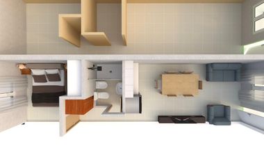 Departamento en  planta alta