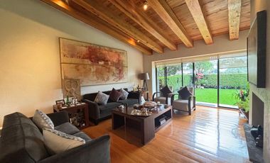 CASA CON JARDIN EN CONDOMINIO EN CUAJIMALPA CERCA DE SANTA FE