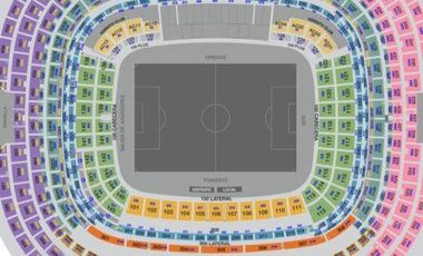 PALCO EN VENTA EN EL ESTADIO AZTECA