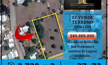 Parcela En Venta En Quillón