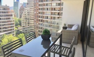 Departamento Amoblado En Arriendo De 2 Dorm. En Las Condes
