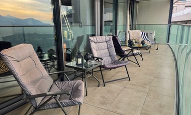 Top Amoblado + Wi-fi 2 Dorm. 2bñ Mall Parque Arauco Y Al