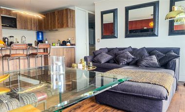 Top Amoblado + Wi-fi 2 Dorm. 2bñ Mall Parque Arauco Y Al