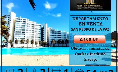 Se Vende Departamento Edificio Olas - San Pedro De La Paz