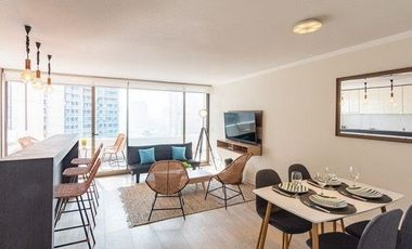 Departamento Amoblado En Arriendo De 2 Dorm. En Las Condes