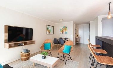 Departamento Amoblado En Arriendo De 2 Dorm. En Las Condes