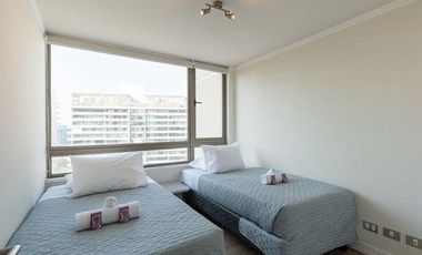 Departamento Amoblado En Arriendo De 2 Dorm. En Las Condes