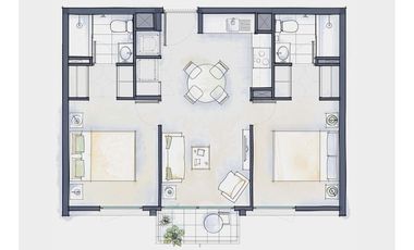 Departamento Nuevo Estilo Mariposa Arriendo
