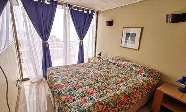 Arrienda Depto Amoblado De 1 Dormitorio En Con Con