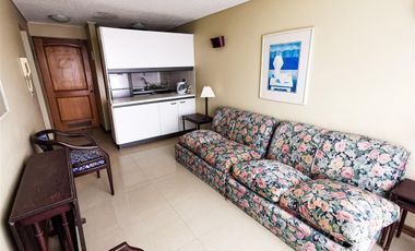 Arrienda Depto Amoblado De 1 Dormitorio En Con Con