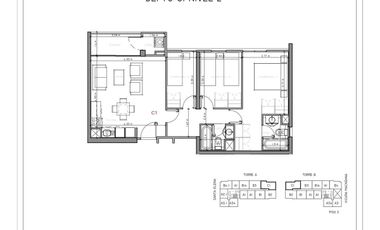 Venta Eco Depto 3d-2b-est Y Bod, Eje V. Mackenna, Santiago
