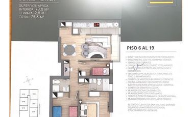 Departamento Edificio Centro Chillan 3D2B1B1E
