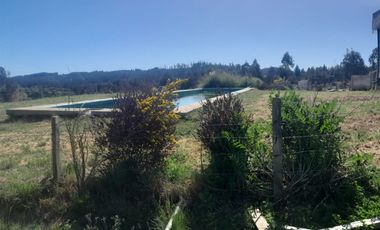 Parcela En Venta Con Casa Amoblada 3 Dorm 1 Baño En Hualqui