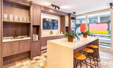 Vendo Depto 1 Dorm Metro Parque Almagro