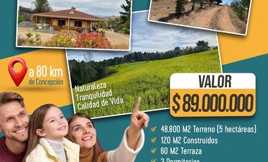 Parcela 5 Hectareas En Venta Incluye Casa 3d 2b Portezuelo