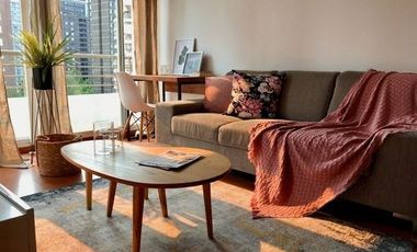 Departamento Amoblado En Arriendo De 1 Dorm. En Las Condes