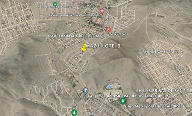 VENTA DE TERRRENO ( SANTA ROSA )