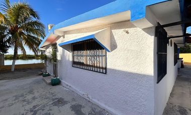 Disfruta de esta Casa en venta con vista a la laguna, flamingos y cerca de la playa  en Chabihau, Yucatan