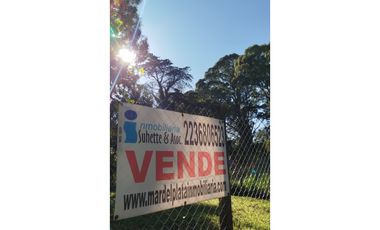 Lote 15 x 30 m. Bosque Peralta Ramos. Terreno alambrado