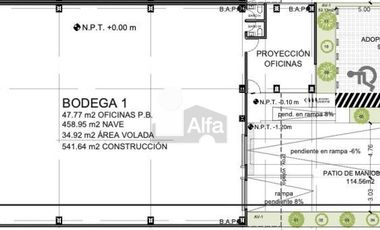 Bodega en renta el condominio industrial Calamanda, Querétaro