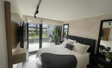 Venta Precioso departamento, incluye patio privado, a pasos del Lago