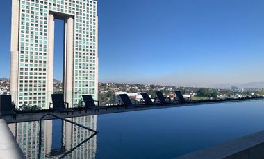 JUNTO A BOSQUES DE LAS LOMAS RENTA DEPARTAMENTO A ESTRENAR TIPO LOFT ESTUDIO