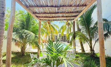 CASA EN VENTA MERIDA, PLAYA PROGRESO, A 60 MTS DEL MAR, ENTREGA INMEDIATA.