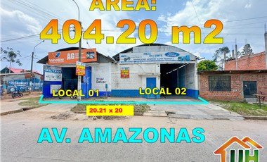 0673-VENDO 2 LOCALES COMERCIALES A ESPALDAS DE C.C REAL PLAZA PUCALLPA