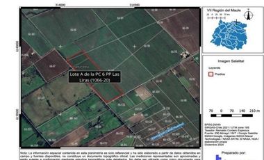 Agrícola en Venta en Lote A, Parcela 6 del Proyecto de Parcelación Las Liras