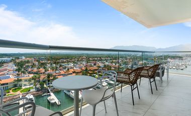 DEPARTAMENTO VISTAS A LA MARINA Y CANAL DE NAVEGACION DE PUERTO VALLARTA