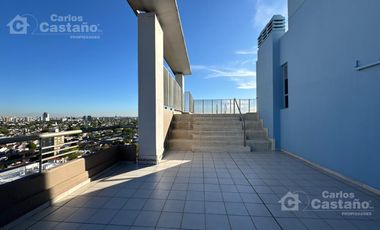 Moderno depto.2 amb. Amplios balcones c/ Vista.Cochera fija 2 autos. Edificio c/piscina, sum y seguridad, sobre Av. Maipú.