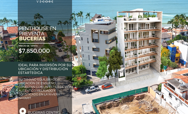DEPARTAMENTO EN PREVENTA EN PLAYA BUCERÍAS, RIVIERA NAYARIT