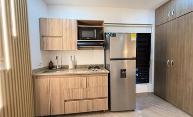 Amoblado ESPECTACULAR Apartaestudio tipo loft Laureles Estadio