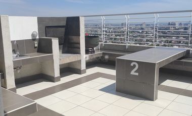 ARRIENDA DEPTO. A PASOS DE METRO IRARRAZAVAL $430.000 DEPTO.  1D Y 1B CON  1 ESTAC. Y AMPLIA TERRAZA