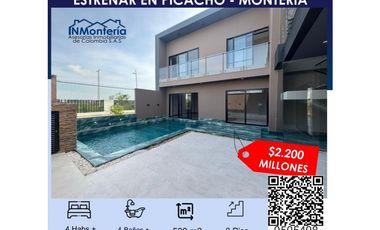 VENTA DE CASA DE LUJO PARA ESTRENAR EN PICACHO - MONTERA