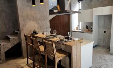 En venta casa de 3 Recámaras con alberca en  Aldea Zama Tulum (346)