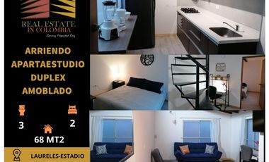 APARTAMENTO DÚPLEX AMOBLADO EN ARRIENDO-CERCA DE LA 70