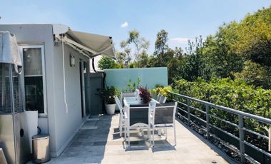 Departamento Penthouse con Terraza en Renta en Polanco