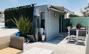 Departamento Penthouse con Terraza en Renta en Polanco