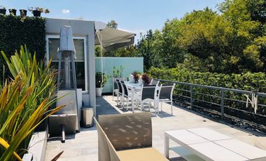 Departamento Penthouse con Terraza en Renta en Polanco